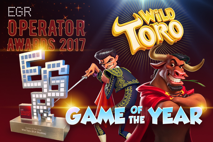 Wild Toro Game of the Year award visual from ELK Studios